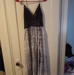 Xhileration summer tye dye strap dress!